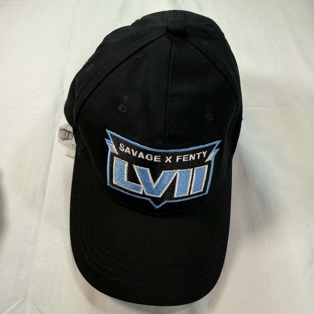 Savage X Fenty Limited Edition LVII Game Day Hat Black Rhianna